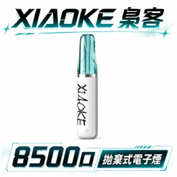 【XIAOKE 梟客】8500口拋棄式電子煙 8.5ml儲油量 3%丁鹽 支援Type-C充電 台灣現貨秒發